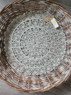 Clayre & Eef kanten onder/bord, Huis en Inrichting, Woonaccessoires | Schalen en Manden, Ophalen of Verzenden, Nieuw, Rond