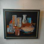 Stilleven olieverf op doek 1986 Tom Boersma, Ophalen of Verzenden