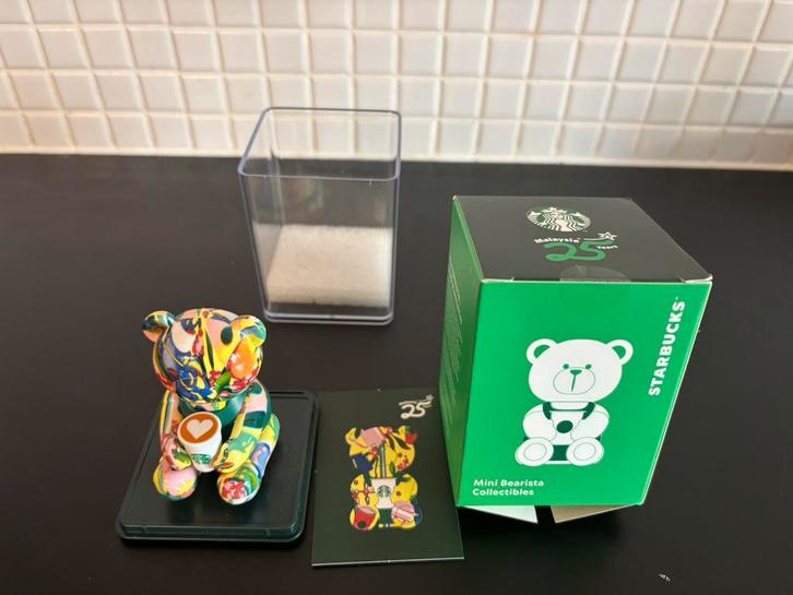 Starbucks Mini Bearista (brewing) - Malaysia 25 years, Verzamelen, Merken en Reclamevoorwerpen, Nieuw, Overige typen, Ophalen of Verzenden