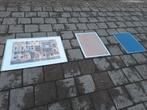3x grote foto lijst Zie tekst, Ophalen, Minder dan 50 cm, Gebruikt, Minder dan 50 cm