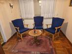 Kamer stoelen, Ophalen, Drie, Blauw, Zo goed als nieuw