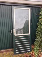 Tuindeur/buitendeur 211 x 87,5 cm, Doe-het-zelf en Verbouw, Deuren en Horren, Ophalen, Gebruikt, 80 tot 100 cm, Buitendeur