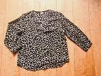 Jacqueline de Yong panterprint blouse - maat 38, Maat 38/40 (M), Ophalen of Verzenden, Zo goed als nieuw, Groen