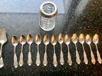 12 lepeltjes,suikerlepel,lepelvaasje. Zilver., Antiek en Kunst, Ophalen of Verzenden, Zilver