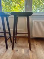 Houten Barkrukken (2 stuks), Huis en Inrichting, Barkrukken, Ophalen, 60 tot 90 cm, Zo goed als nieuw, Hout