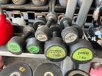 Rubberen dumbells 2-4 en 7 kg gewichten dumbell set, Sport en Fitness, Fitnessmaterialen, Ophalen, Dumbbell, Gebruikt, Gewichten