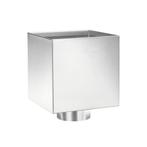 Zinken Vergaarbak modern, model Kubus VANKOPERTOTZINK, Ophalen of Verzenden, Nieuw, Zink, Dakgoot