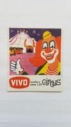 Circus/ 24 lucifersmerken onderwerp circus/ VIVO supermarkt., Verzamelen, Rookartikelen, Aanstekers en Luciferdoosjes, Ophalen of Verzenden