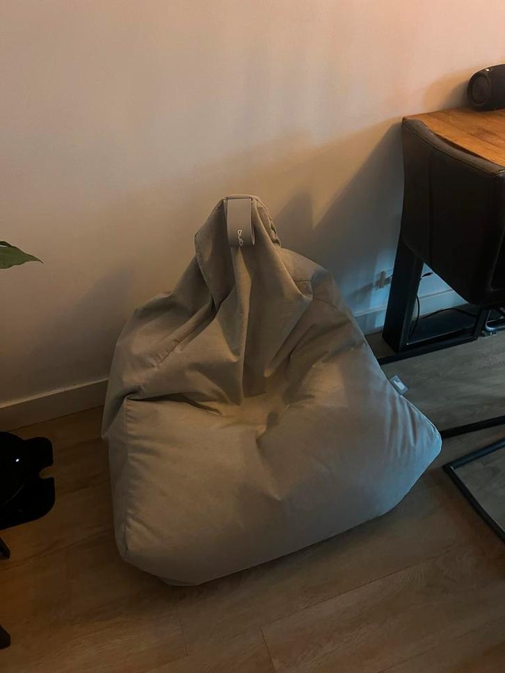 B-Bag outdoor zitzak - pastel grijs, Huis en Inrichting, Zitzakken, Gebruikt, Zitzak, Grijs, Ophalen of Verzenden