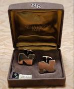 Nina Ricci Manchetknopen Verguld, Ophalen of Verzenden, Gebruikt, Goud, Verguld