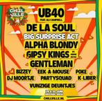 2x Chillville festival Breda 29 juni (reggae), Tickets en Kaartjes, Twee personen