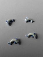 4 kleine porceleinen visjes 1:12, Ophalen of Verzenden, Poppenhuis