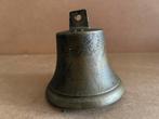 Kleine koperen bel scheepsbel/deurbel brocante, Ophalen