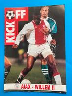 programma AJAX-WILLEM II 9-4-1995, Ophalen of Verzenden, Gebruikt, Ajax, Boek of Tijdschrift