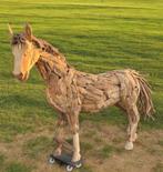 Teak houten paard, Ophalen of Verzenden