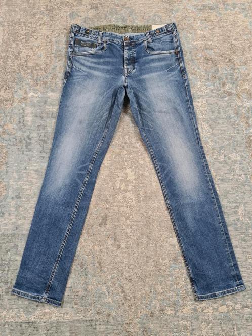 PME Skyhawk W34 L34 Slim STRETCH Bronno3434 Blauw, Kleding | Heren, Spijkerbroeken en Jeans, Gedragen, W33 - W34 (confectie 48/50)