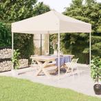 vidaXL Partytent inklapbaar 3x3 m crèmekleurig, Tuin en Terras, Partytenten, Opvouwbaar, ., Partytent, Minder dan 4 meter