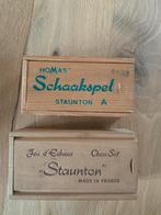 Homas Staunton Schaakstukken - Vintage, Ophalen of Verzenden, Minder dan 500 stukjes, Gebruikt, Schaken