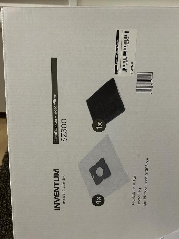 Inventum stofzuiger, Witgoed en Apparatuur, Stofzuigers, Zo goed als nieuw, Stofzuiger, Minder dan 1200 watt, Stofzak, Ophalen