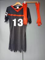 Halloween outfit mt 38/40, jurkje en handschoenen, Maat 38/40 (M), Ophalen of Verzenden, Halloween, Kleding