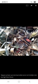 Oud ijzer gevraagd gratis op haalen friesland, Doe-het-zelf en Verbouw, Metalen, Ophalen of Verzenden, Gebruikt, IJzer