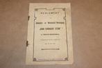 Reglement Werkliedenver. Nieuw Scheemda [1898] — Zeldzaam, Boeken, Geschiedenis | Stad en Regio, Ophalen of Verzenden, Gelezen
