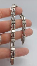 Zilveren herenarmband 925 magnum schakel, Sieraden, Tassen en Uiterlijk, Armbanden, Ophalen of Verzenden, Zilver, Zilver