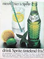 18 vintage advertenties reclames Sprite frisdrank 1966-98 dr, Verzamelen, Merken en Reclamevoorwerpen, Ophalen