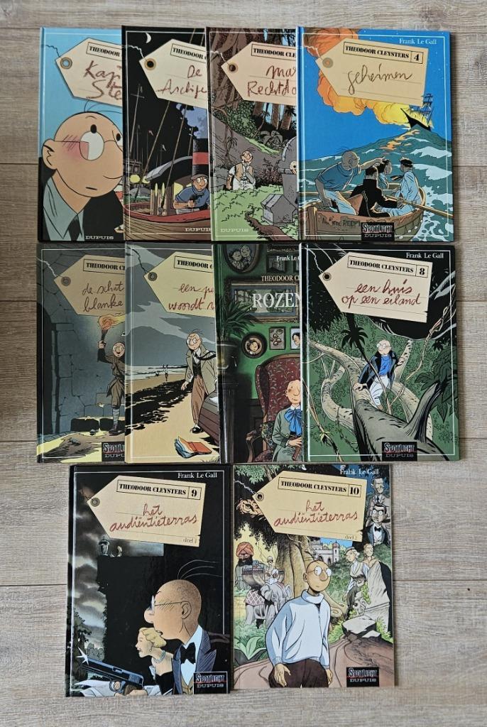 Theodoor Cleysters 1 t/m 10 - 9x hc 1x sc - Frank Le Gall, Boeken, Stripboeken, Zo goed als nieuw, Meerdere stripboeken, Ophalen of Verzenden