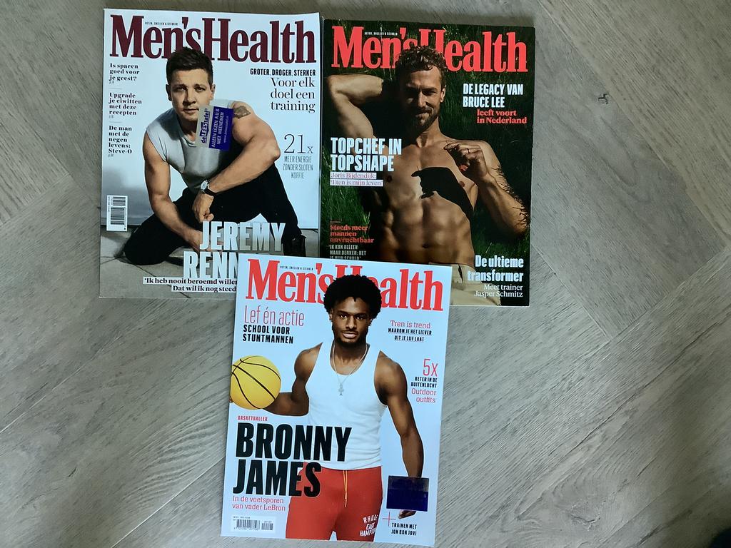 3 x mens health ongelezn, Ophalen of Verzenden, Zo goed als nieuw