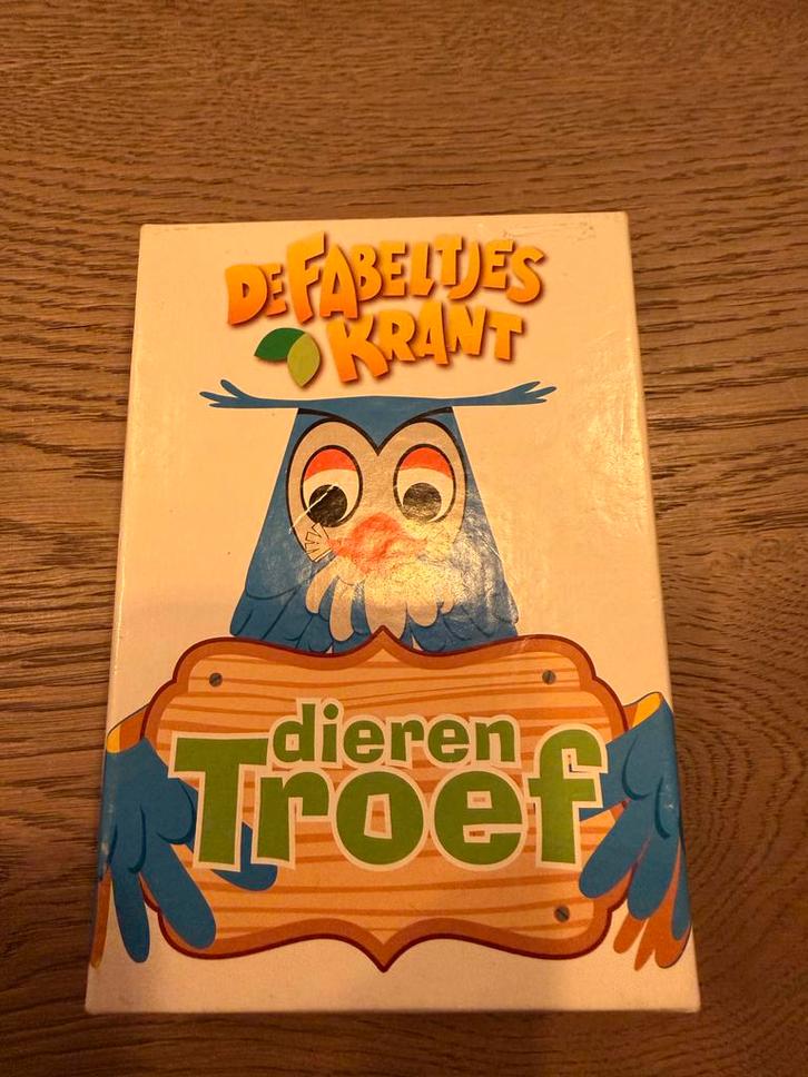 De Fabeltjeskrant Dierentroef Kaartspel, Boeken, Kinderboeken | Baby's en Peuters, Zo goed als nieuw, 3 tot 4 jaar, Ophalen of Verzenden