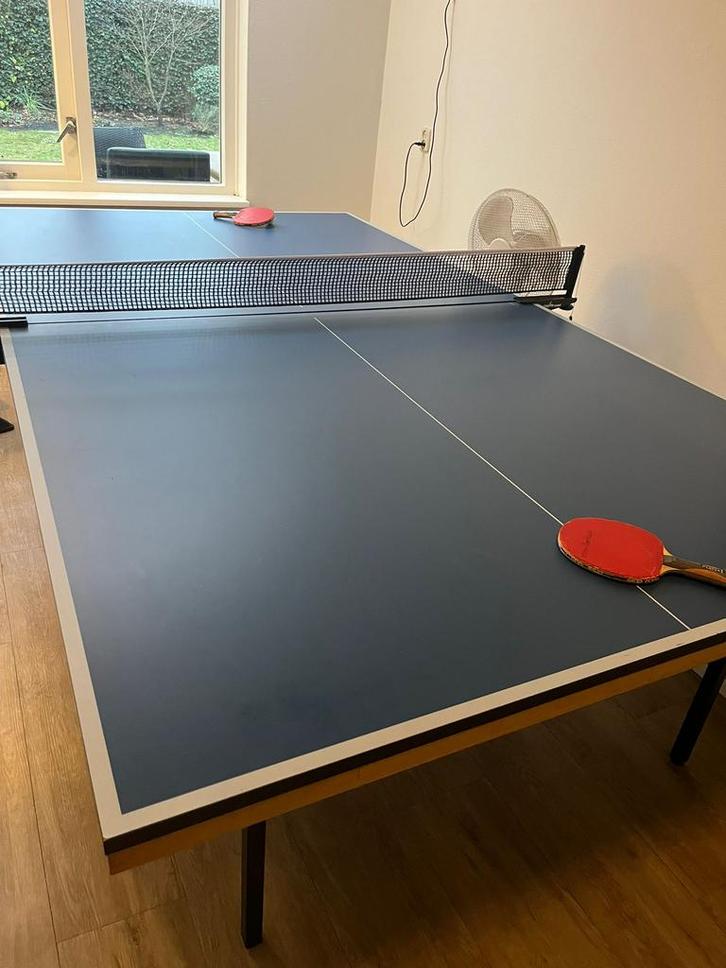GRATIS AFHALEN Pingpong tafel, Sport en Fitness, Tafeltennis, Zo goed als nieuw, Tafel Indoor, Inklapbaar, Verrijdbaar, Ophalen