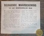 WO2 UK NL US - RAF USAAF Uitgeworpen Pamflet Bombardementen, Ophalen, Luchtmacht, Nederland, Overige typen