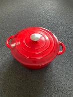 Zware geëmailleerde gietijzeren pan (28 cm) als nieuw, Huis en Inrichting, Keuken | Potten en Pannen, Ophalen, Zo goed als nieuw