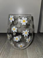 Nieuw glas beker hema bloemen, Huis en Inrichting, Keuken | Servies, Glas of Glazen, Nieuw, Ophalen of Verzenden, Glas