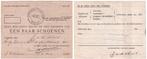 Document 1942 WO2 W2 Distributiekring Baarn Schoenen Oorlog, Ophalen of Verzenden, Overige soorten, Nederland, Overige typen