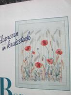 Borduurpatroon   Klaproos Veldbloemen  nr 60107 88, Verzenden, Nieuw, Handborduren, Patroon