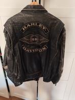 Vette Amerikaanse leren Harley Davidson jas. Collectors item, Ophalen of Verzenden, Tweedehands, Jas | leer