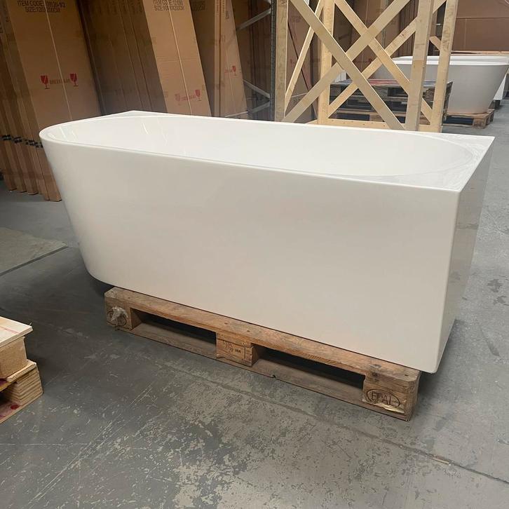 Hoekbad rechts acryl met overloop en afvoer 170x80x60 nr50, Huis en Inrichting, Woonaccessoires | Overige, Nieuw, Ophalen of Verzenden