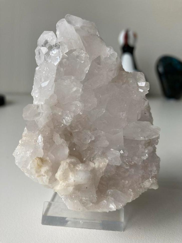 Witte Kwarts met Bergkristal Mineraal, Verzamelen, Mineralen en Fossielen, Mineraal, Ophalen of Verzenden