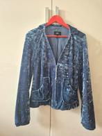 MNG fluwelen jasje – lichtblauw – maat M, Maat 38/40 (M), Blauw, MNG, Ophalen of Verzenden