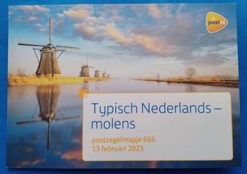 Postzegelmapje 665 Typisch Nederlands - Molens            beschikbaar voor biedingen