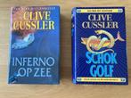 Clive Cussler Dirk Pitt serie, Inferno op zee + Schokgolf, Clive Cussler, Ophalen of Verzenden, Zo goed als nieuw
