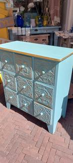 Ladekast apothekerskast maisons du monde restyle ibizalook, Ophalen, 5 laden of meer, 50 tot 100 cm, Minder dan 100 cm