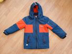 Winterjas jongens 122 blauw oranje, Kinderen en Baby's, Kinderkleding | Maat 122, Ophalen of Verzenden, Zo goed als nieuw, Jongen