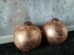 2 kerstballen ca 10 cm, Ophalen, Zo goed als nieuw