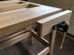 Nieuwe eiken junior werkbank met bankschroef. Werktafel, eik, Ophalen, Nieuw, 120 tot 170 cm, Bankschroef