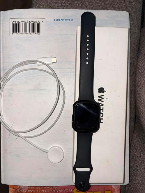 Apple watch SE 44mm 2024, Sieraden, Tassen en Uiterlijk, Smartwatches, Nieuw, iOS, Zwart, Conditie, Waterdicht, Ophalen of Verzenden