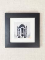 Ets Het Witte Huis Rotterdam 10x10 cm, Minder dan 50 cm, Oorspronkelijke maker, Nieuw, Ophalen of Verzenden