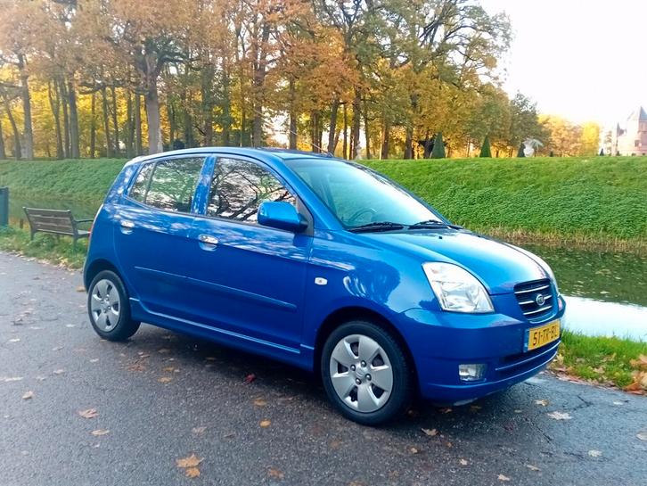 Kia Picanto 1.0 2007 Blauw, Nieuwe APK, Auto's, Kia, Particulier, Picanto, ABS, Airbags, Bluetooth, Boordcomputer, Elektrische ramen